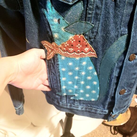 Levi's | Vintage Southwestern Painted Jean Jacket - Picture 5 of 6